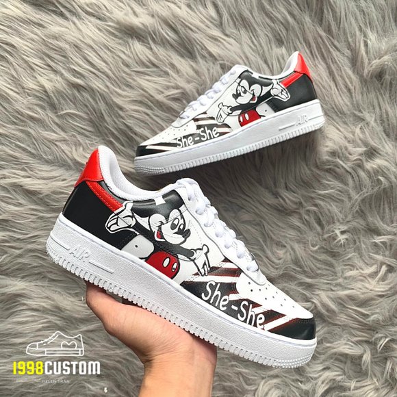 Authentic Nike Air Force 1 Customized Freeshipping - Picture 1 of 3